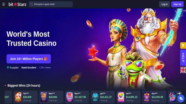 Bitstarz casino screenshot